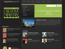 Tablet Screenshot of creativeministry.org